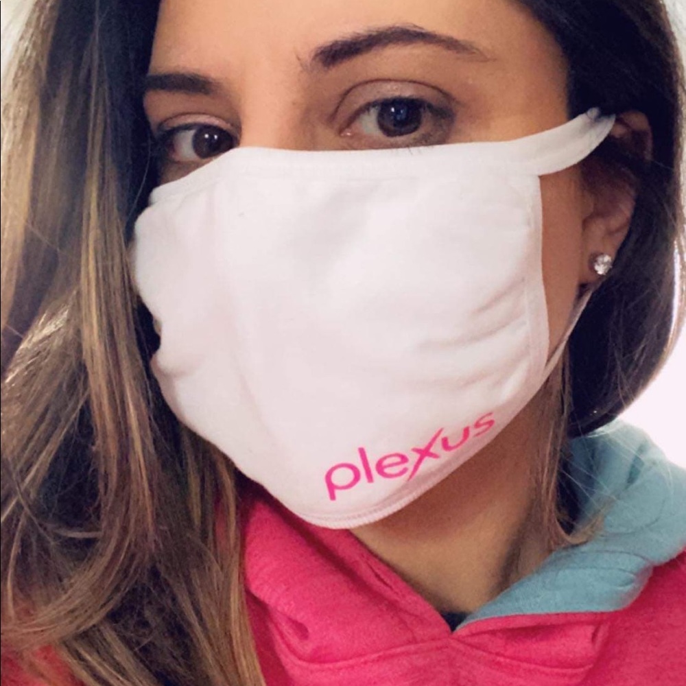 White Plexus 3-Layer Face Mask